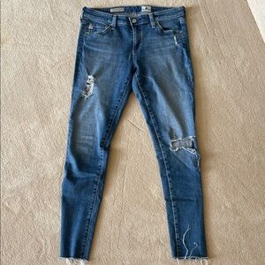 AG Adriano Goldschmied Women's The Legging Ankle Super Skinny Ankle Jeans 28R